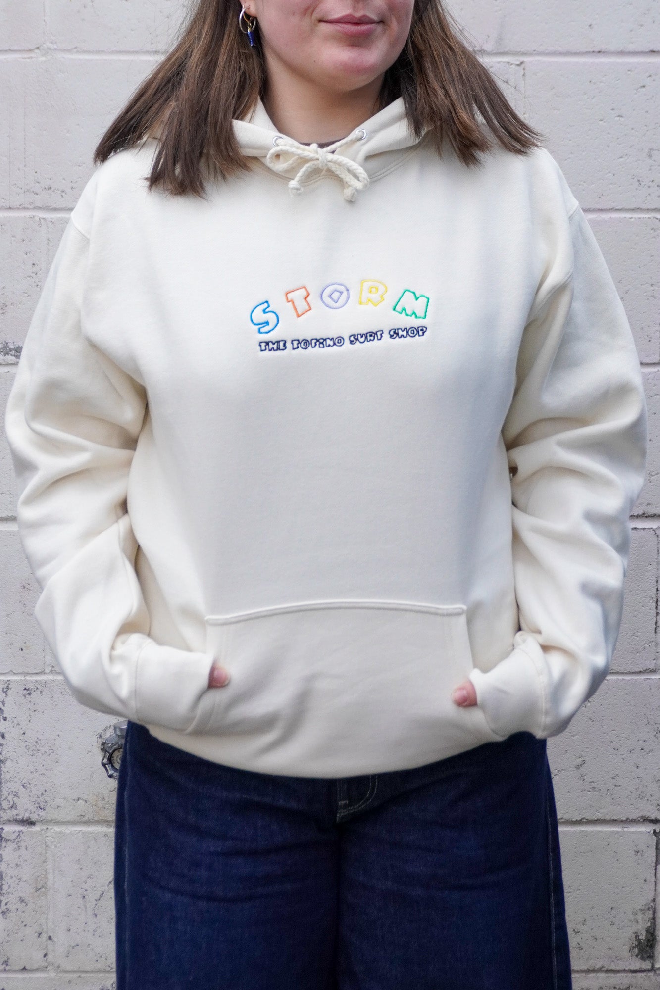 Storm Big Kid Pullover - Cream