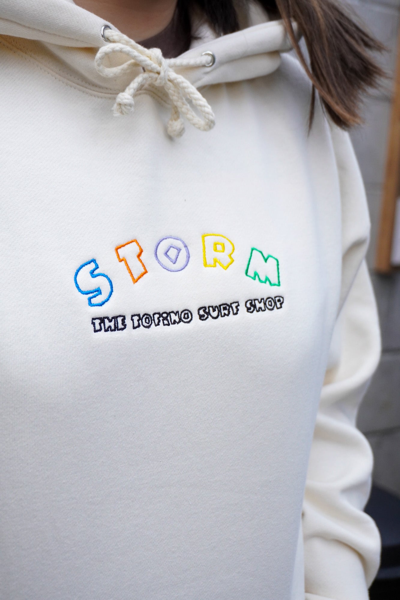 Storm Big Kid Pullover - Cream