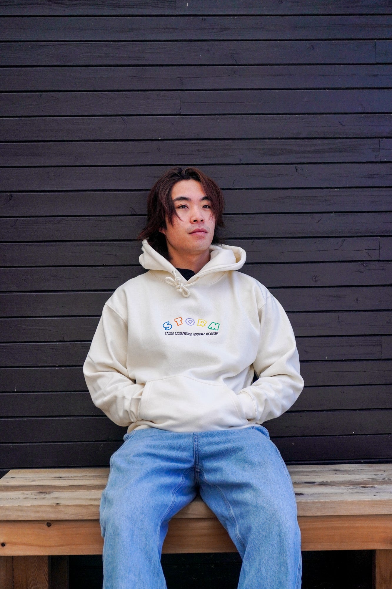 Storm Big Kid Pullover - Cream