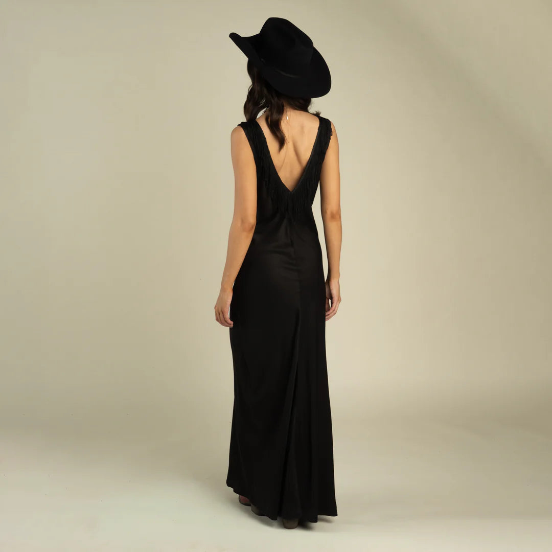 Sendero Romy Slip Dress - Black