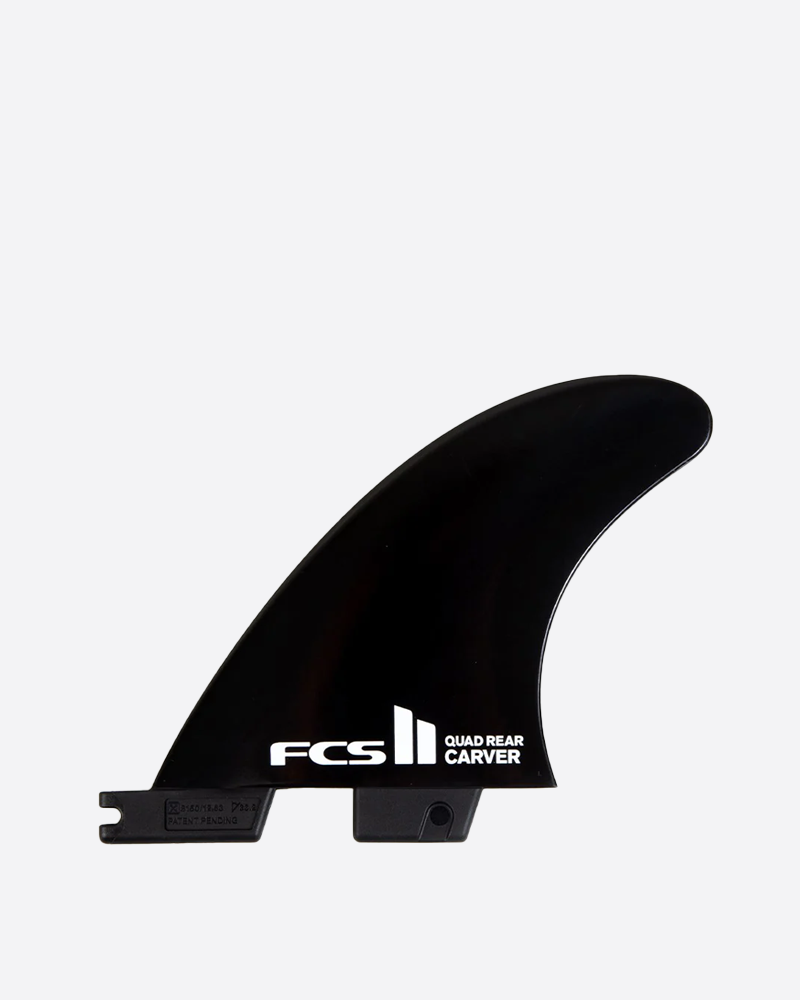 FCS II Carver Glass Flex Black Quad Rear