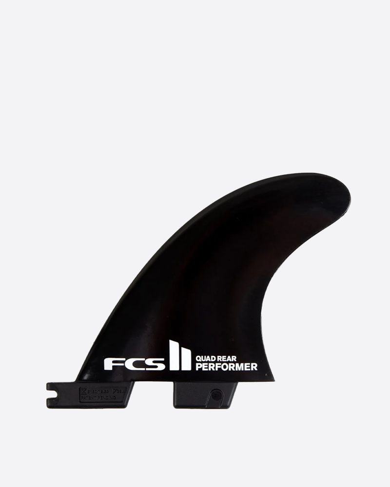 FCS II Performer Glass Flex Black Quad Rear