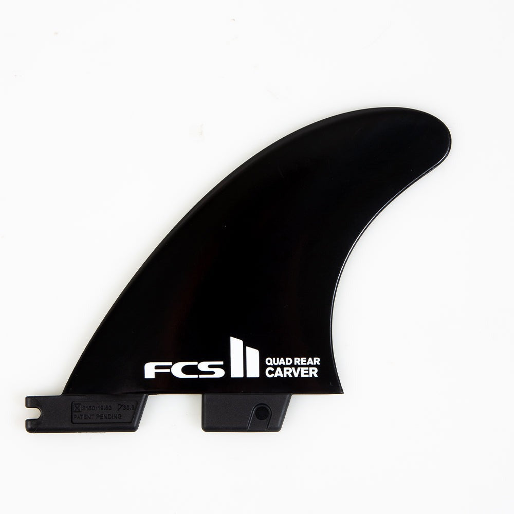 FCS II Carver Glass Flex Black Quad Rear