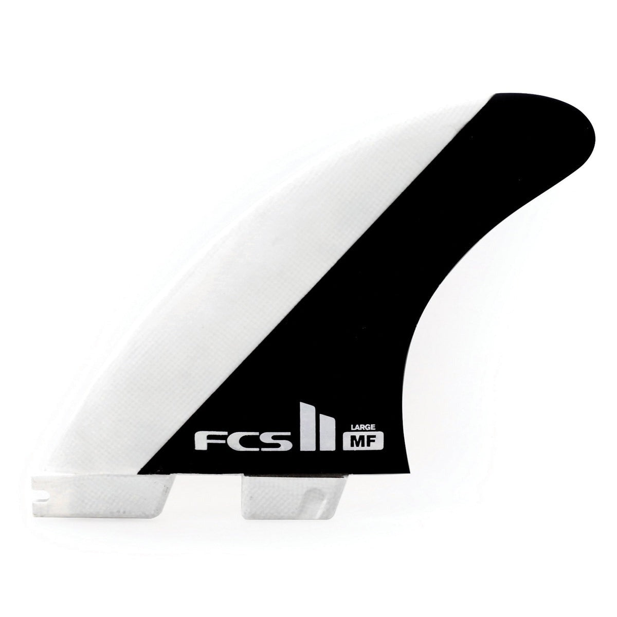 FCS II Mick Fanning PC Large Black/White Tri Fin Set