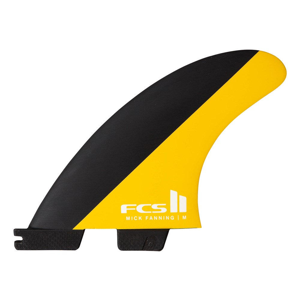 FCS II Mick Fanning PC Black/Mango Tri Fins