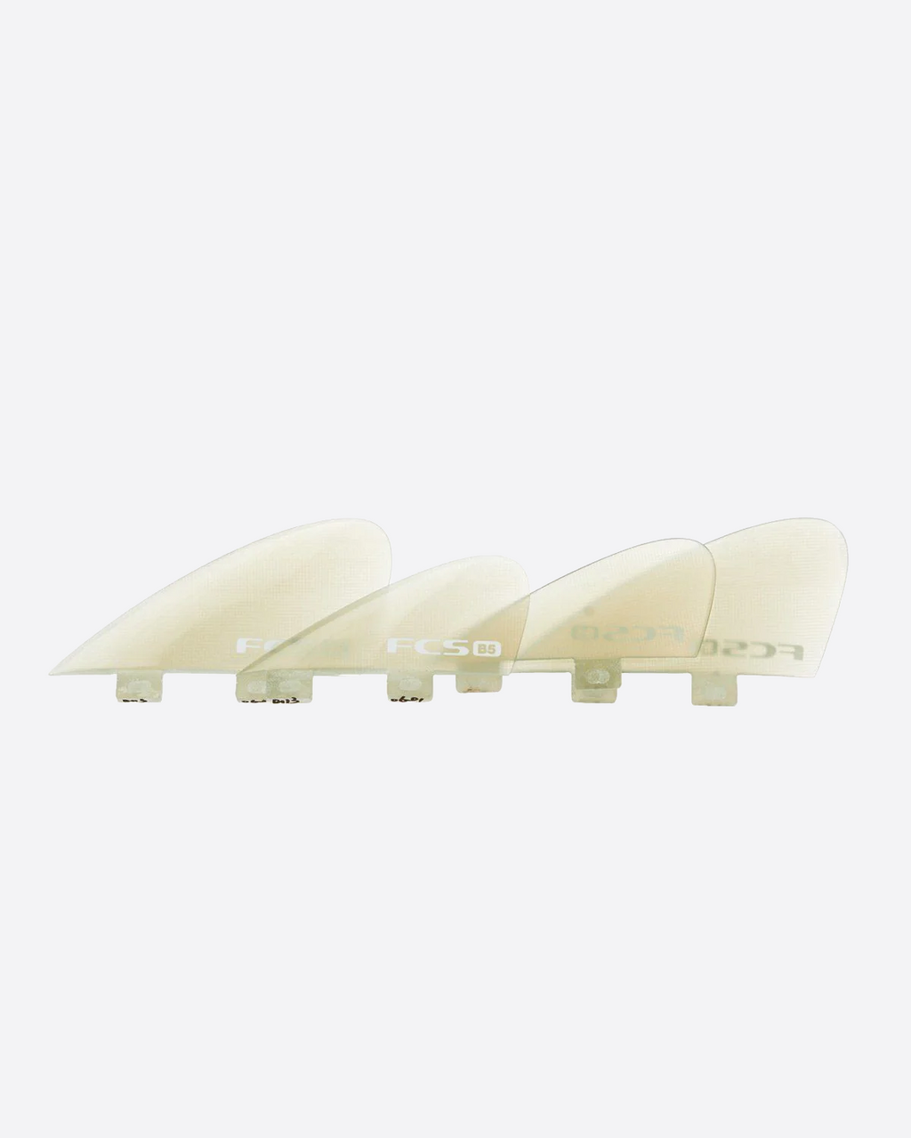 FCS B5 Bonzer PG Clear Quad Fin Set
