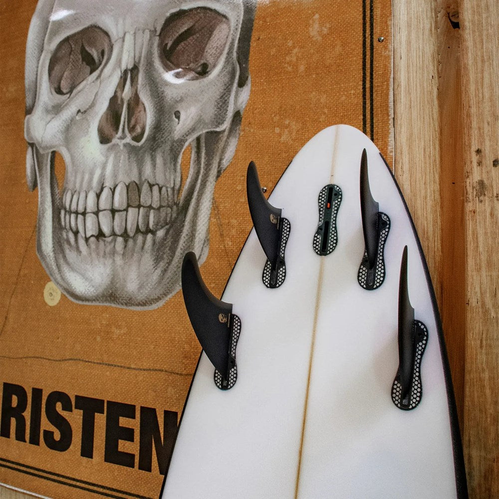 FCS II Christenson Tri-Quad PG Black Fins