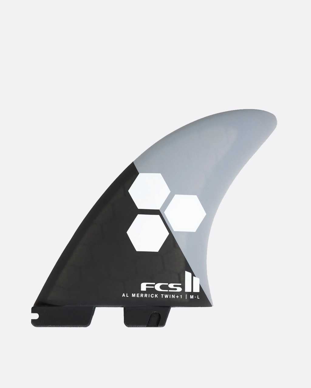 FCS II Al Merrick Twin+1 PC Grey/Charcoal M-L  Fins