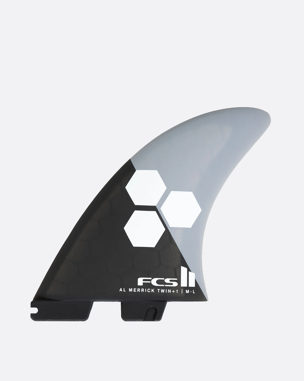 FCS II Al Merrick Twin+1 PC Grey/Charcoal M-L  Fins