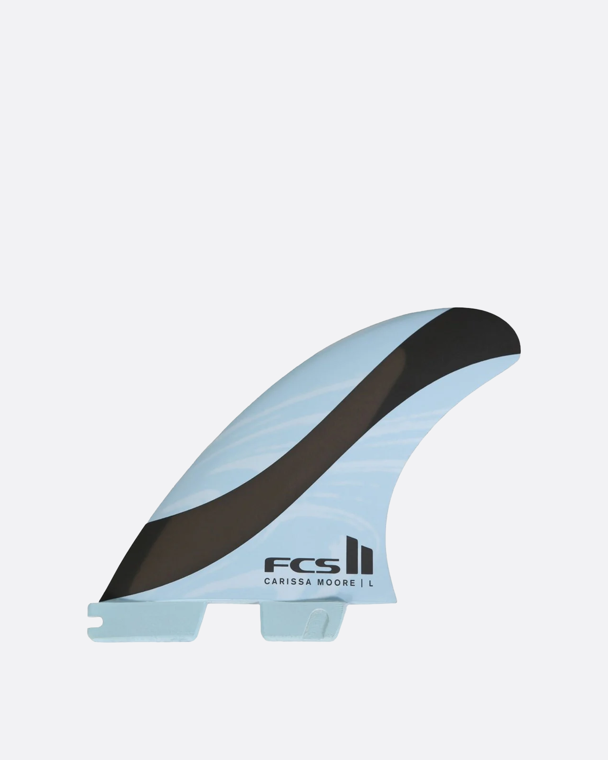 FCS II Carissa Moore PC Blue/Black Tri Fins