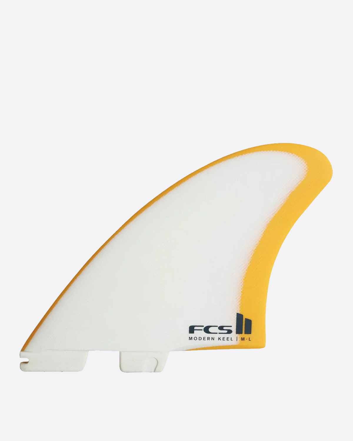 FCS II Modern Keel PG Mango/White Twin Fins