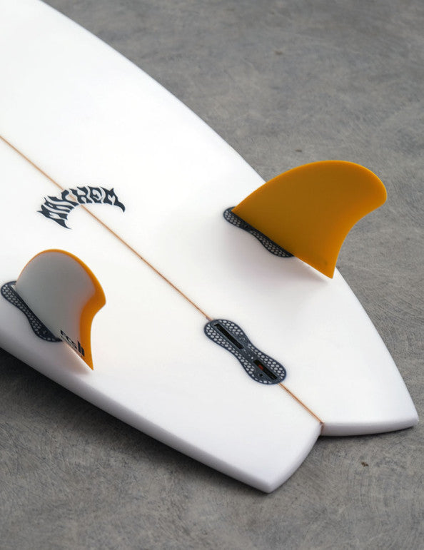 FCS II Modern Keel PG Mango/White Twin Fins