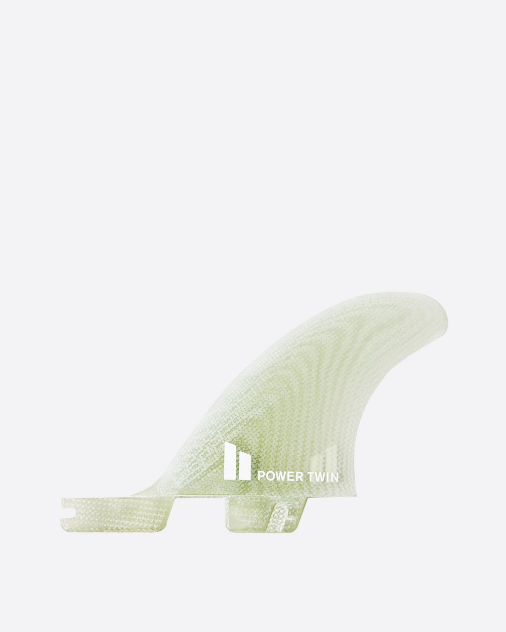 FCS II Power Twin +1 PG S-M Clear Fins