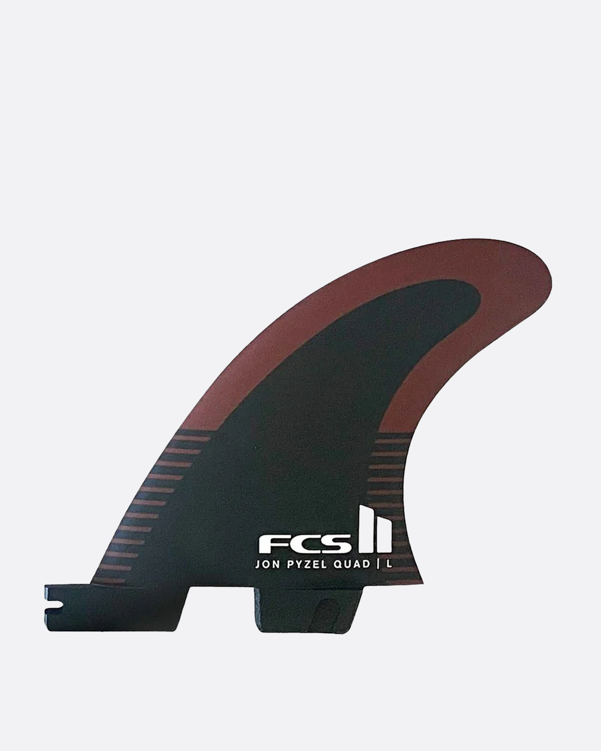 FCS II Pyzel PC Black/Shiraz Quad Rear Fins