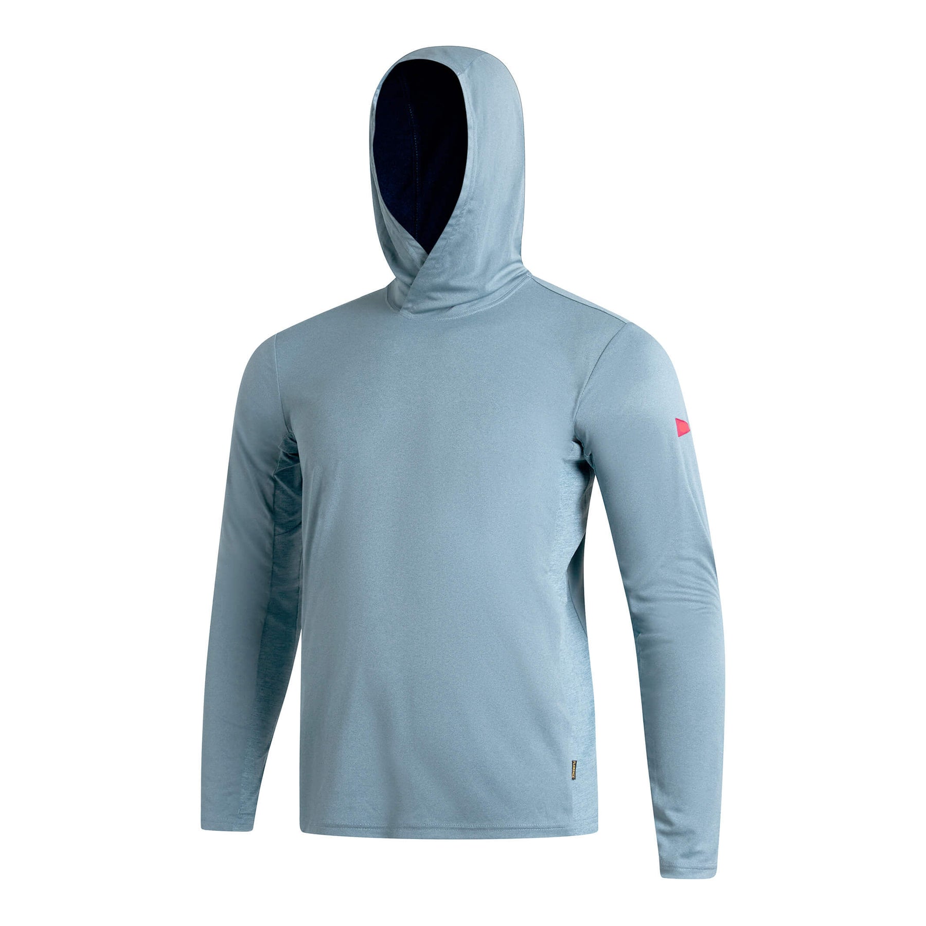 Florence Sun Pro L/S Crossover Hooded UPF Shirt - Light Sea Blue