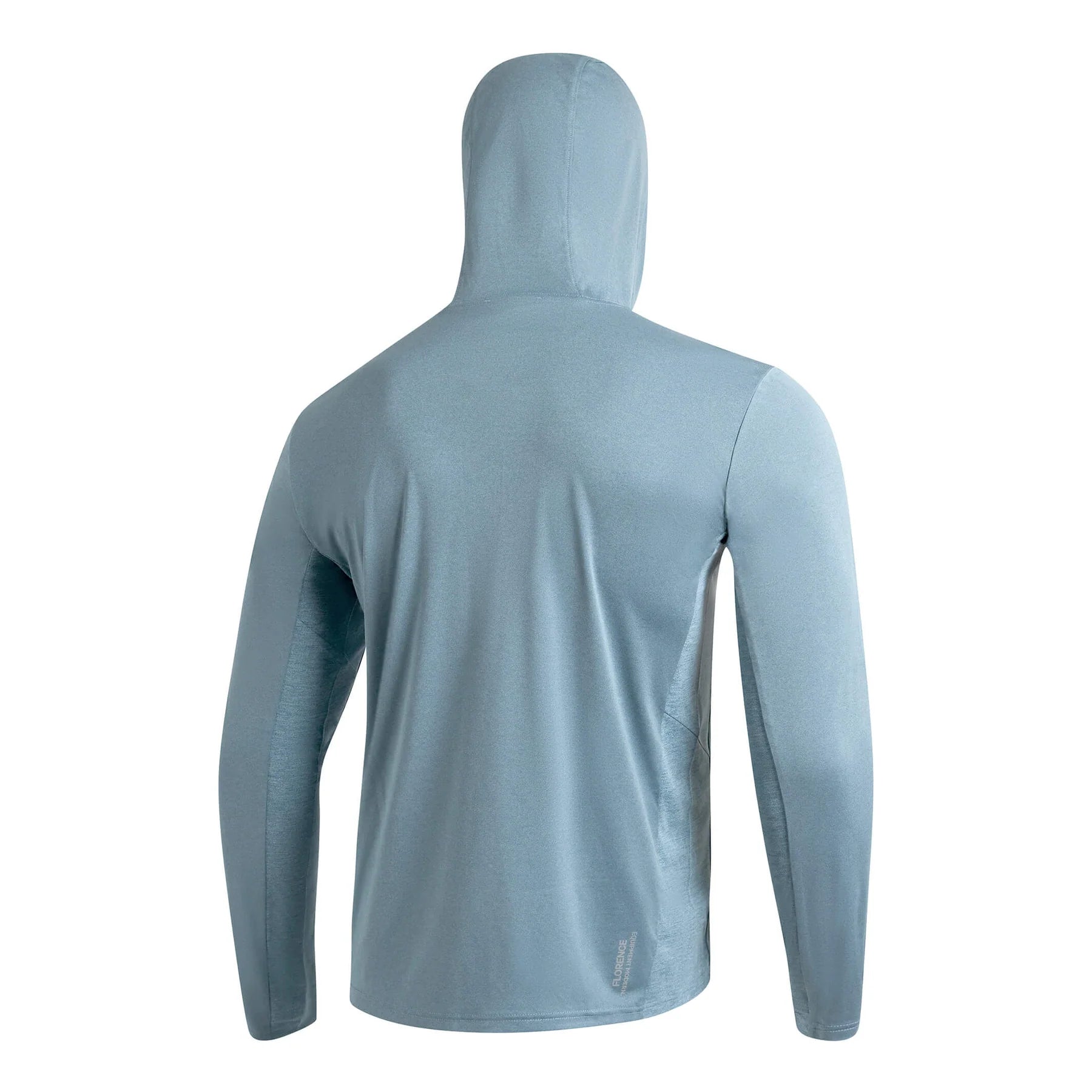 Florence Sun Pro L/S Crossover Hooded UPF Shirt - Light Sea Blue