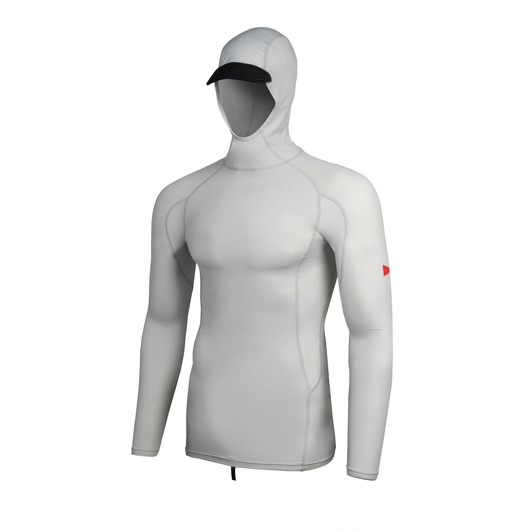 Florence Long Sleeve Hooded Rashguard Tall - Silver
