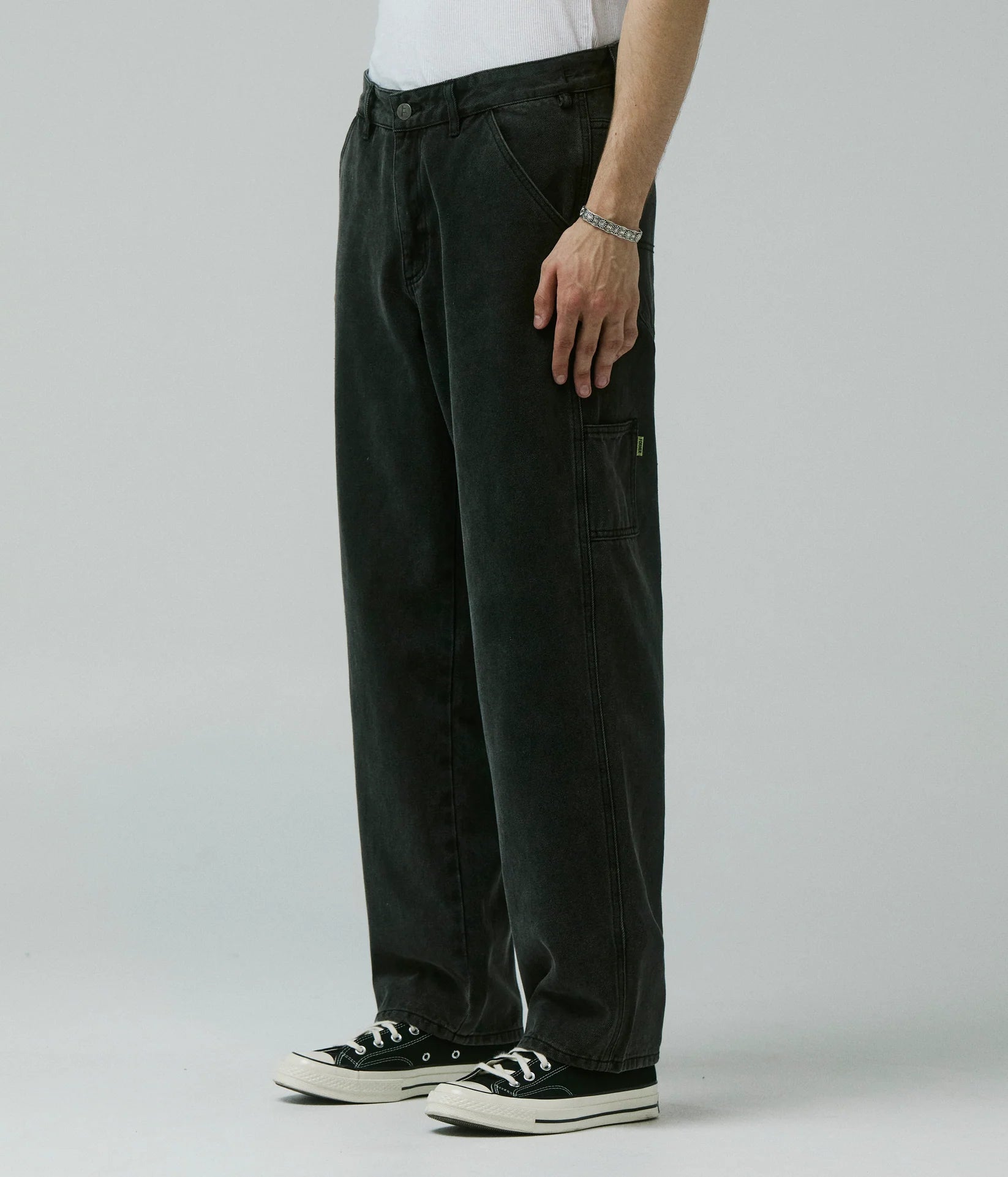 Former VT Distend Denim Carpenter Pant - Black