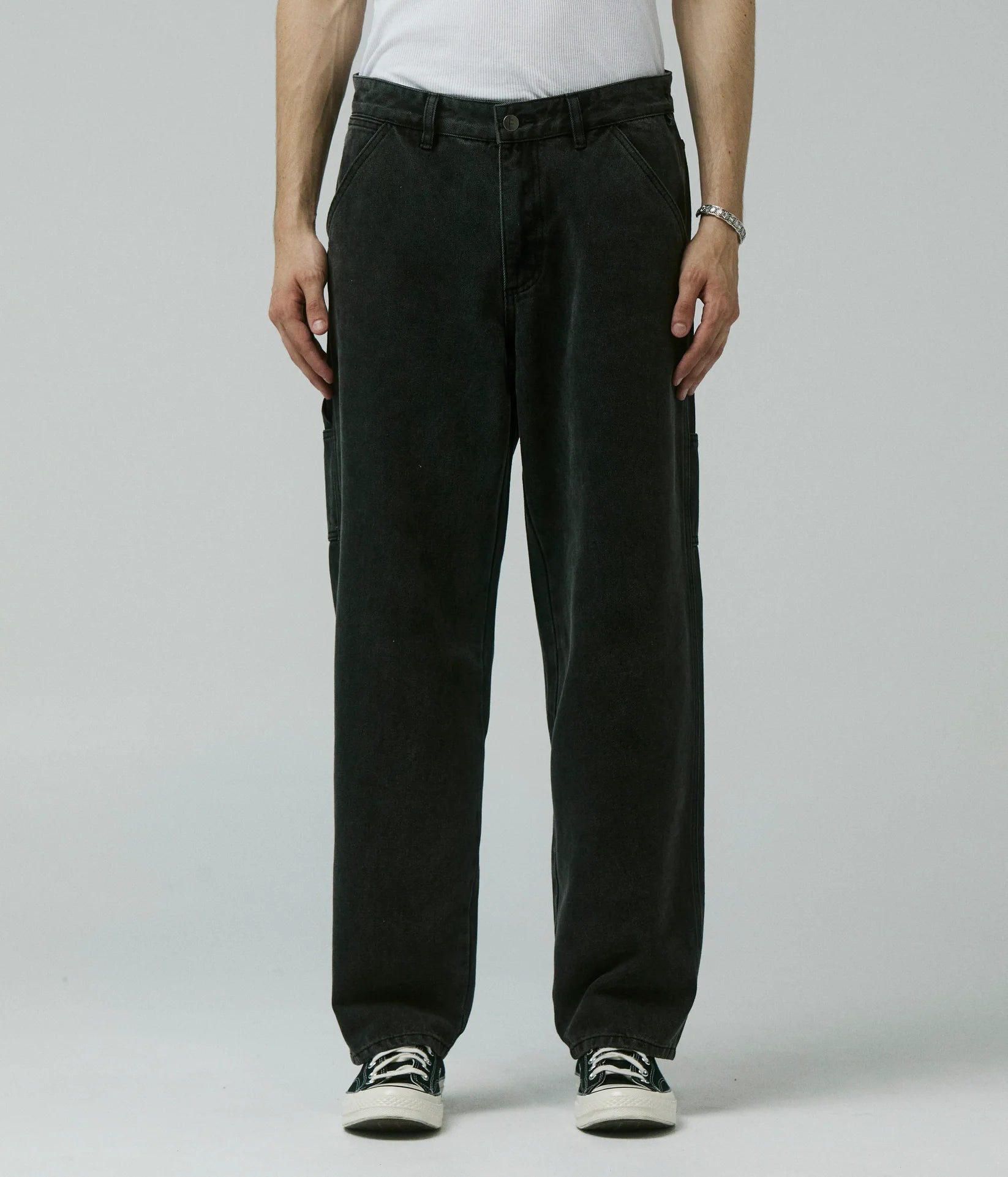 Former VT Distend Denim Carpenter Pant - Black