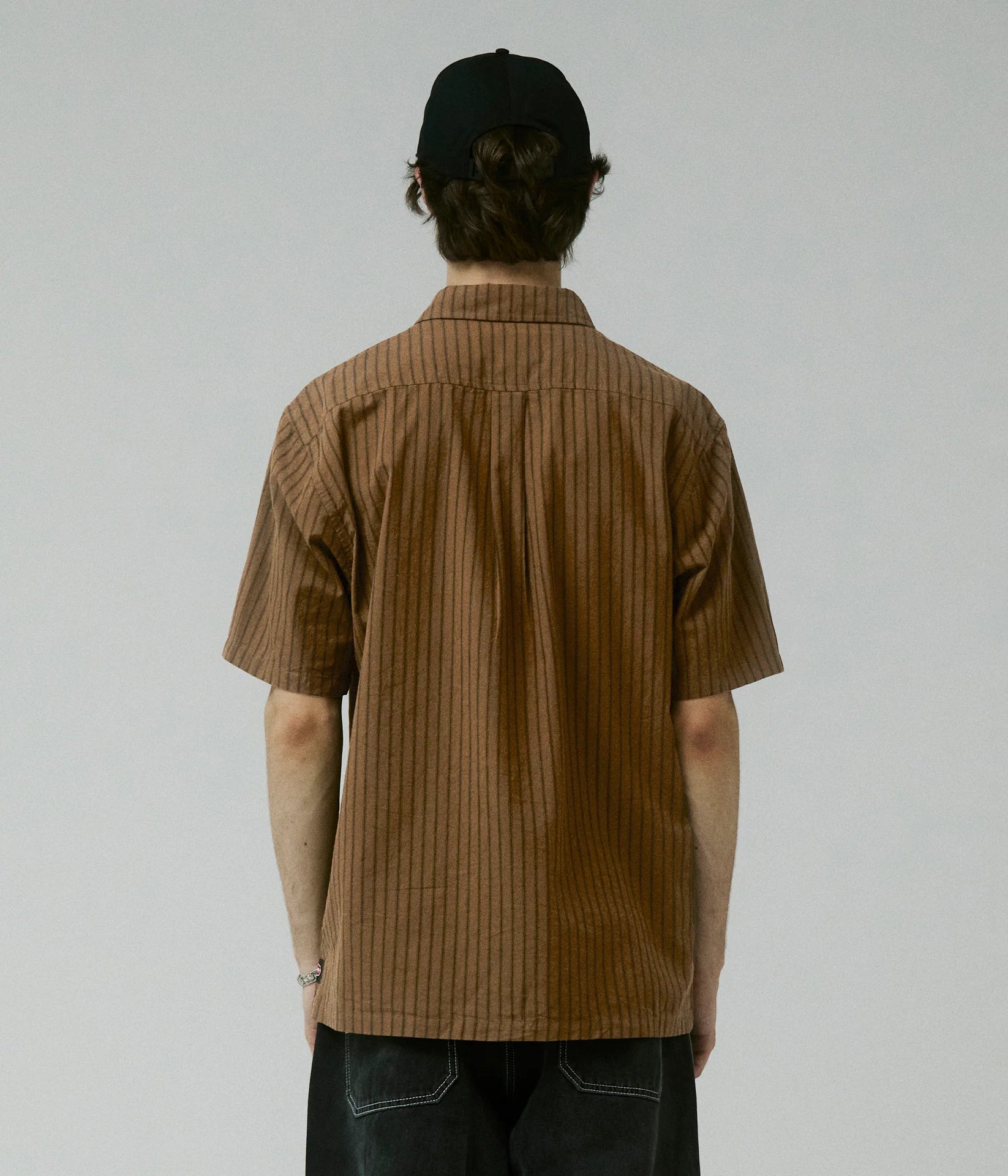 Former Reynolds Stripe S/S Shirt - Bark