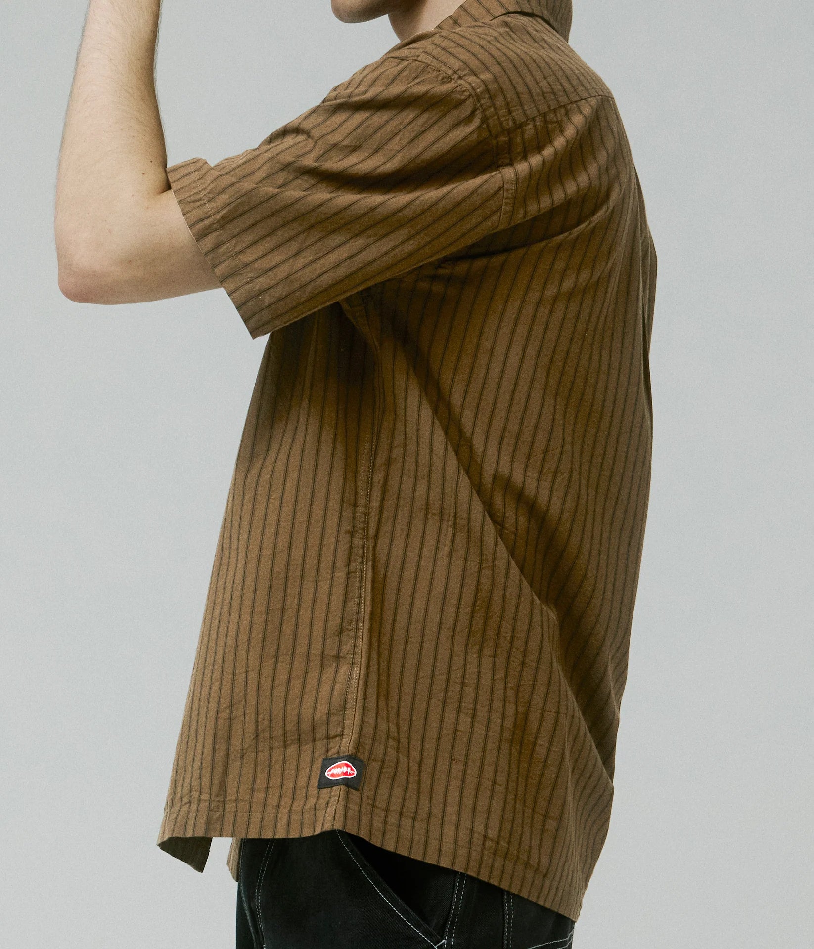 Former Reynolds Stripe S/S Shirt - Bark