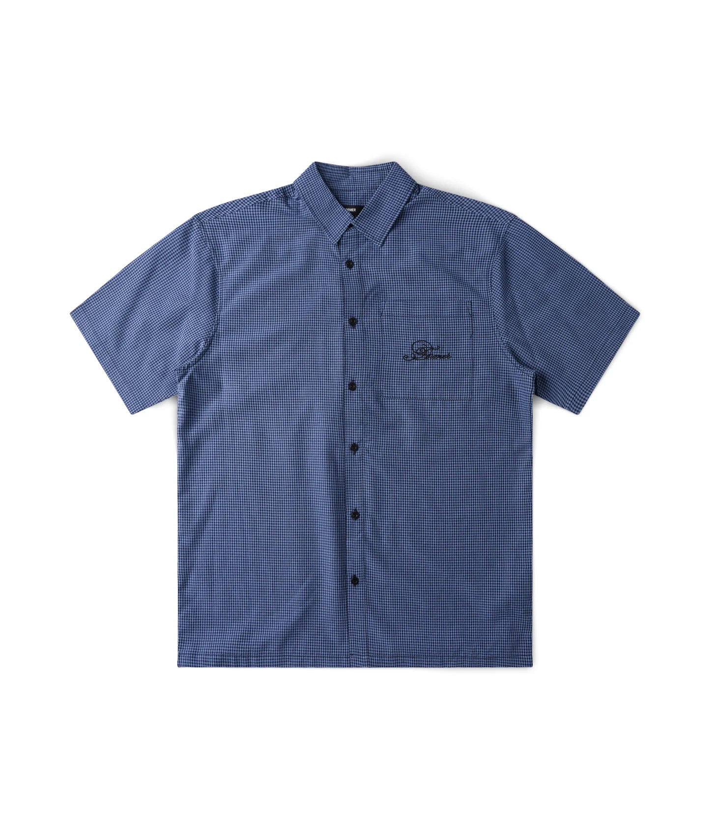 Former Vivian Check S/S Shirt - Blue
