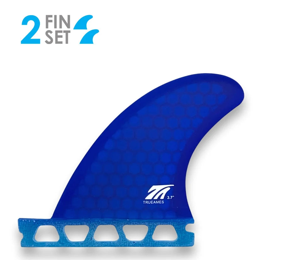 True Ames 3.7  Futures Side Bite Fin Set Hexcore