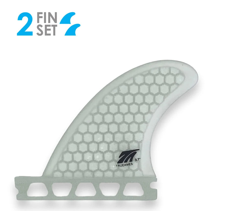 True Ames 3.7  Futures Side Bite Fin Set Hexcore