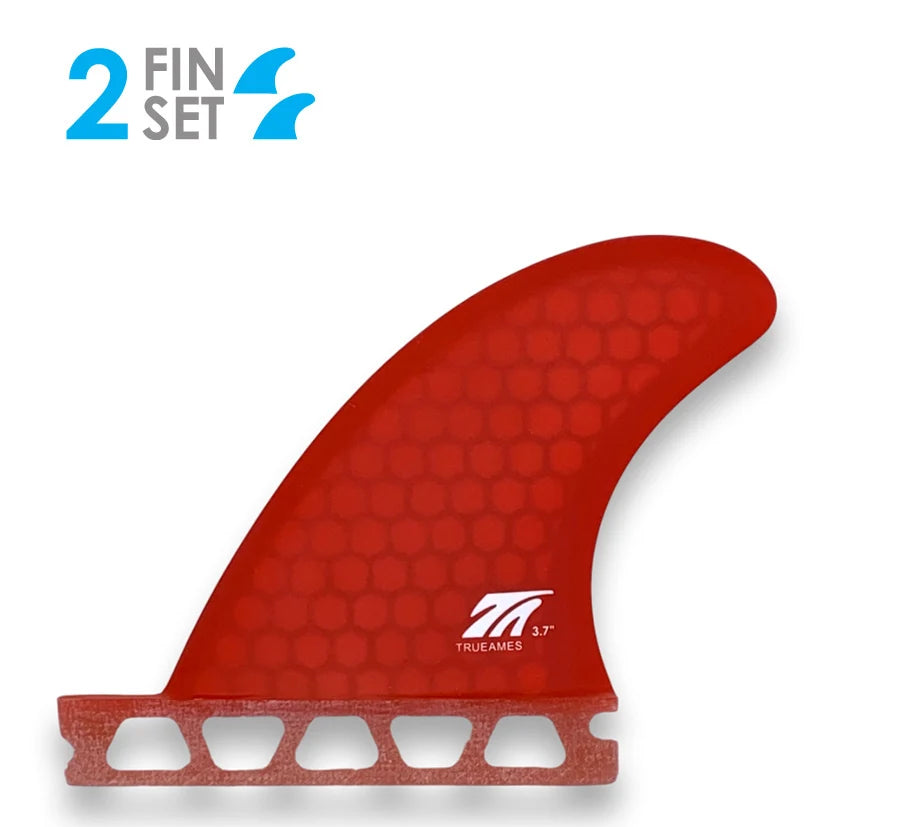True Ames 3.7  Futures Side Bite Fin Set Hexcore