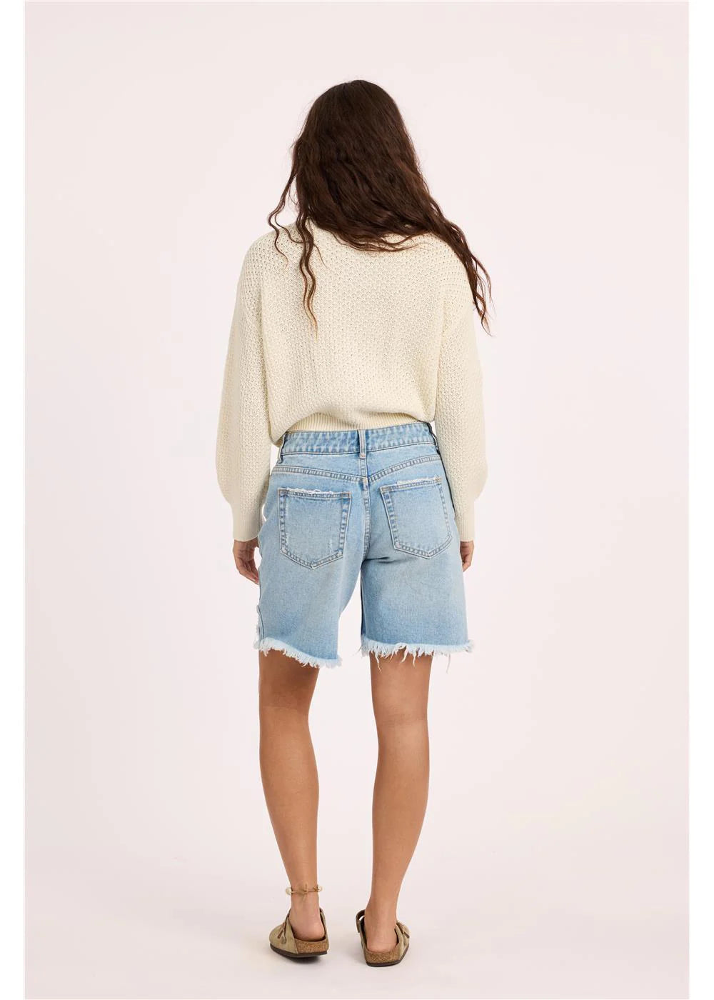 Sisstr Beach House Sweater - Sea Salt