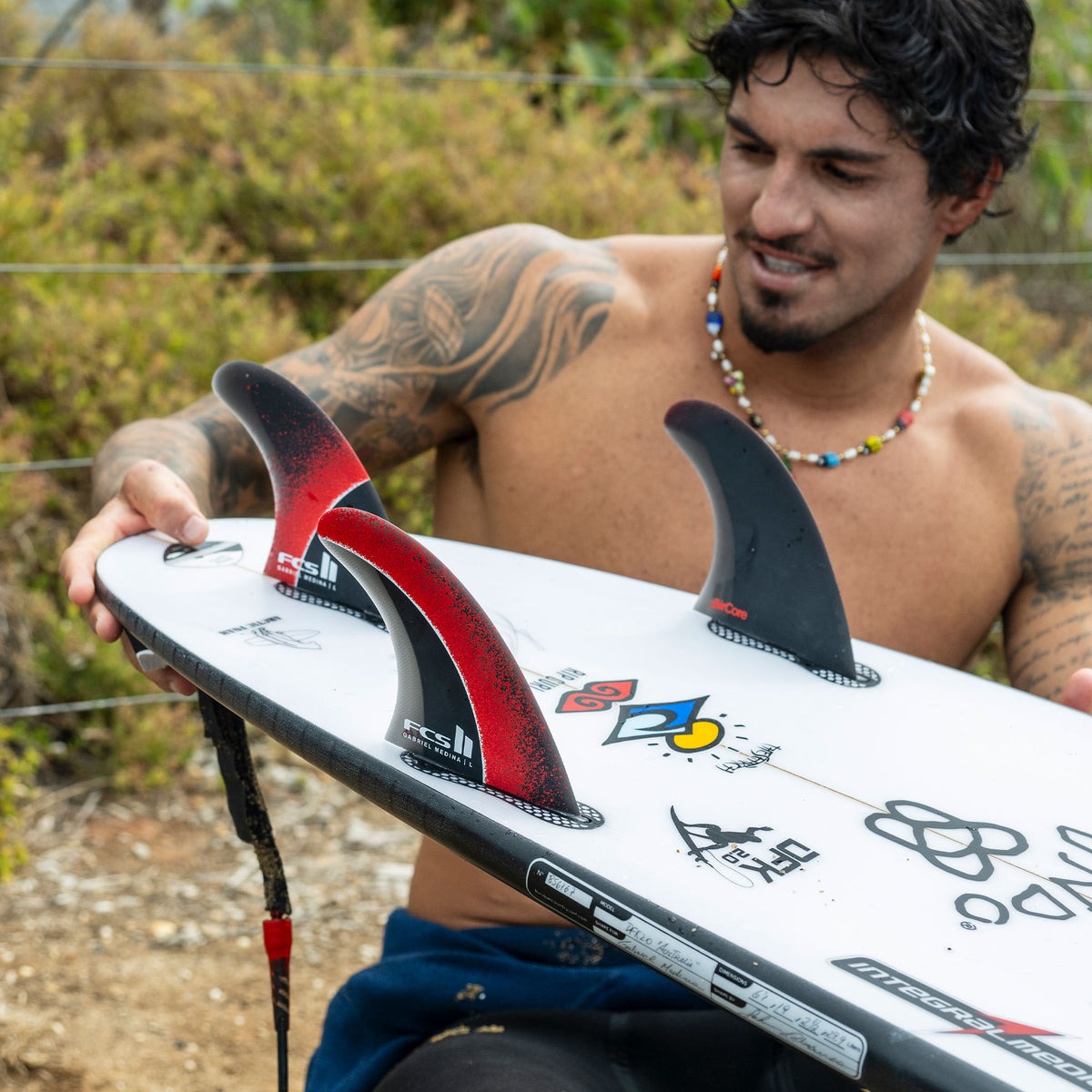 FCS II Gabriel Medina PC Aircore Tri Fins