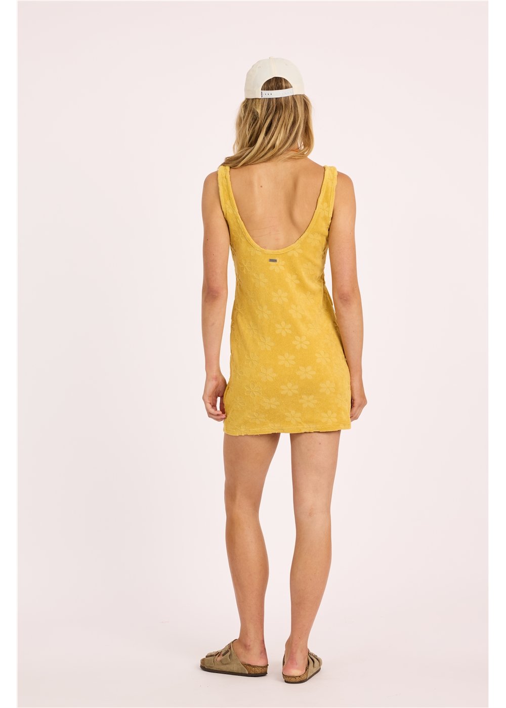 Sisstr Shine On Mini Knit Dress - Honey Gold