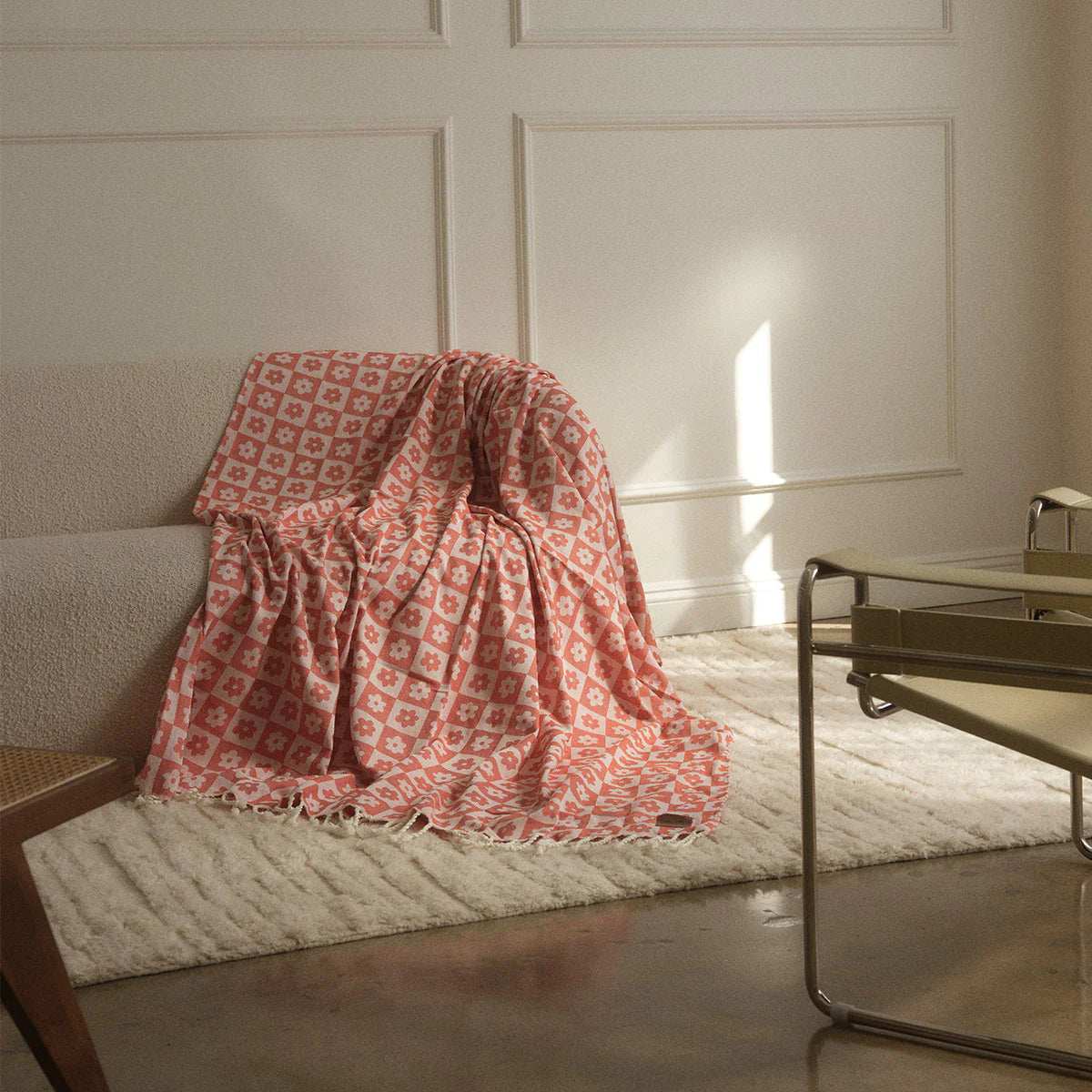 Slowtide Gigi Turkish Blanket - Rust