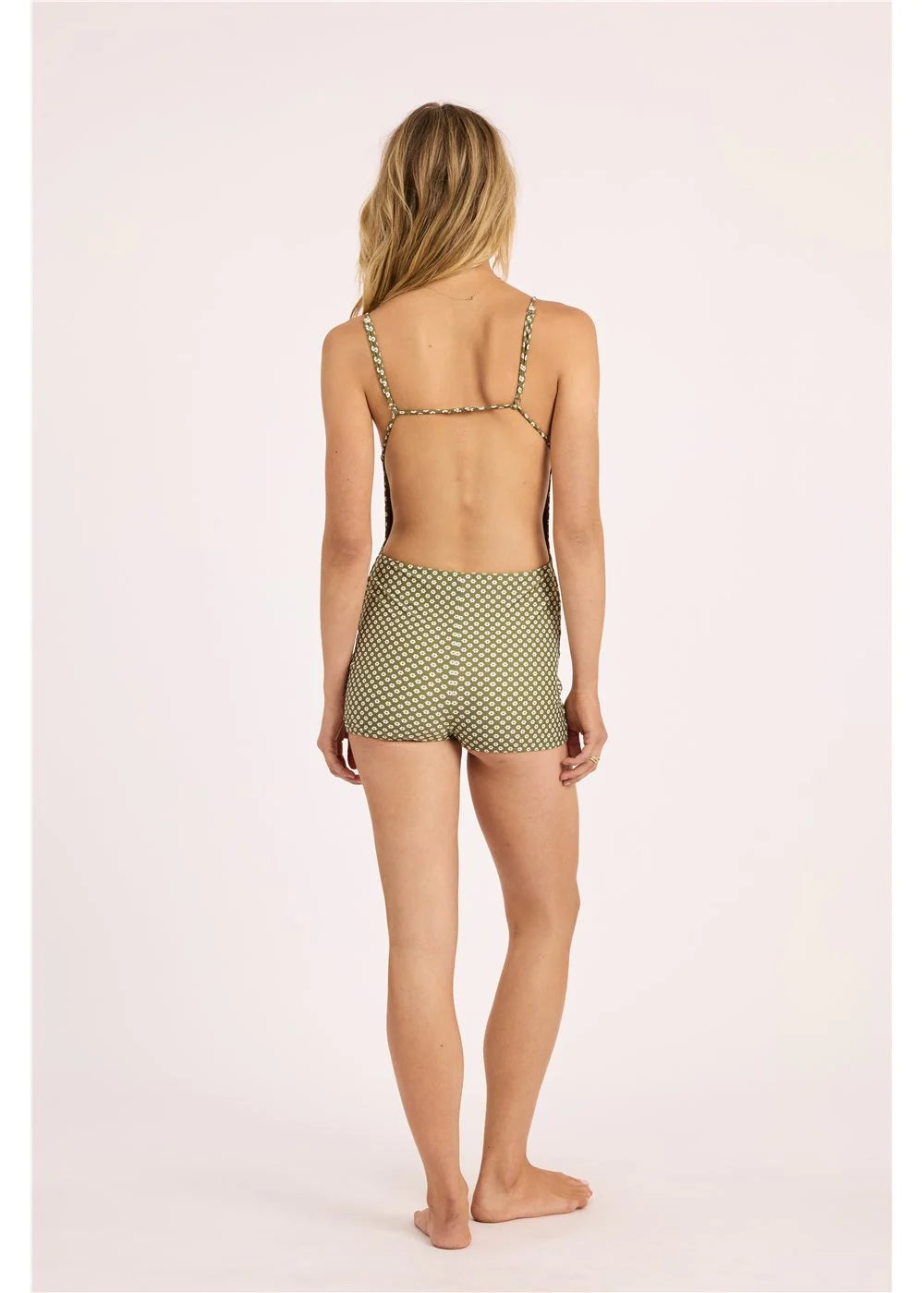 Sisstr Good Times One Piece Short - Seaweed