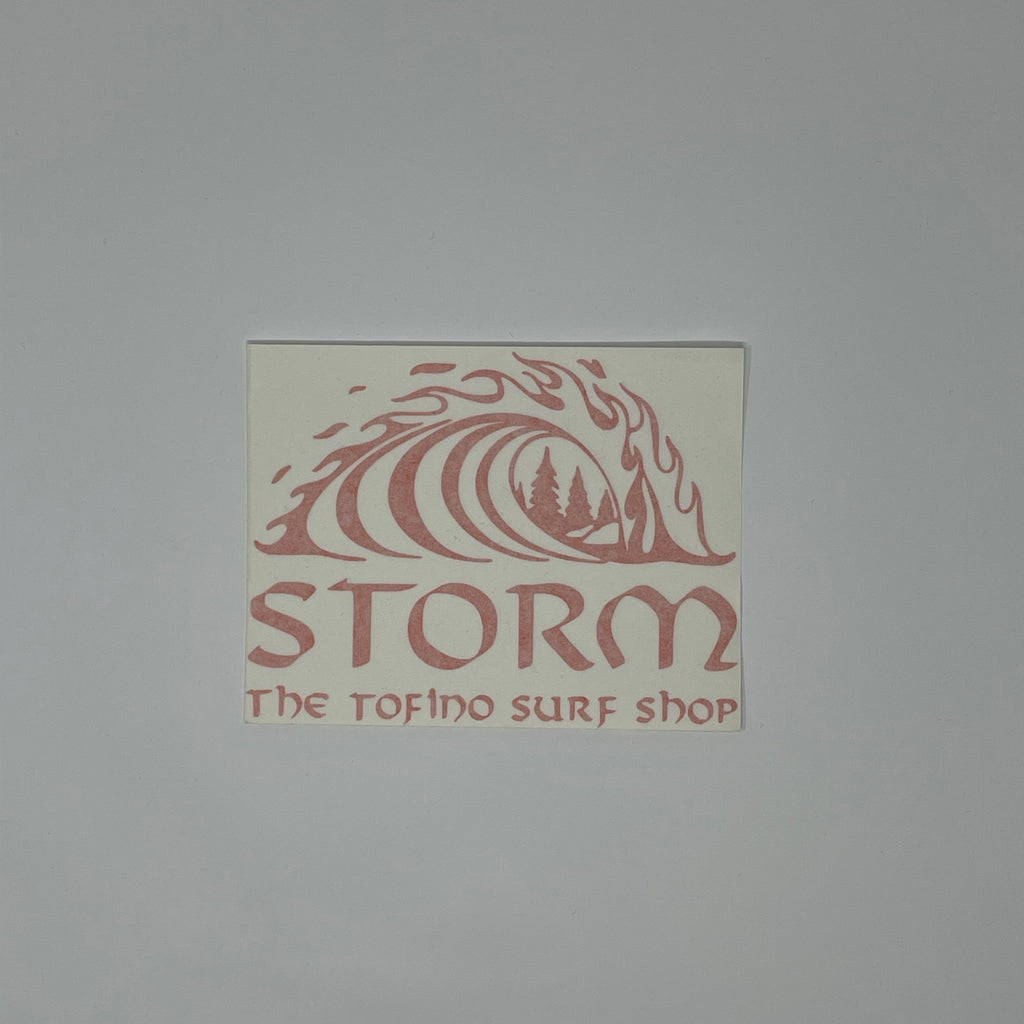 Storm Classic Wave Large Die-Cut Decal Sticker