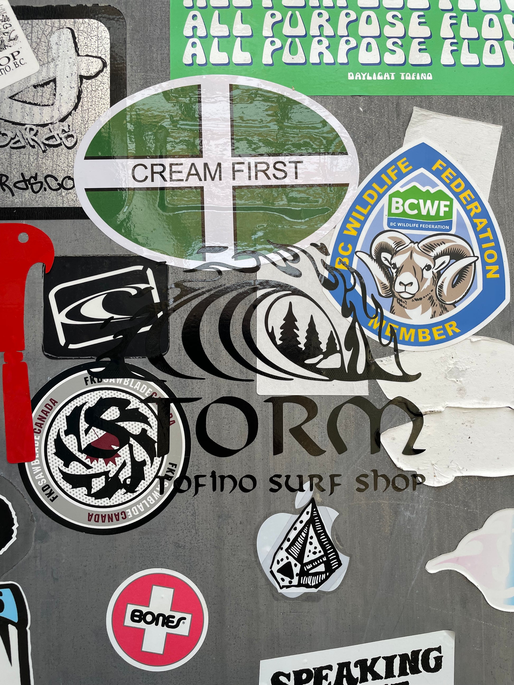 Storm Classic Wave Large Die-Cut Decal Sticker