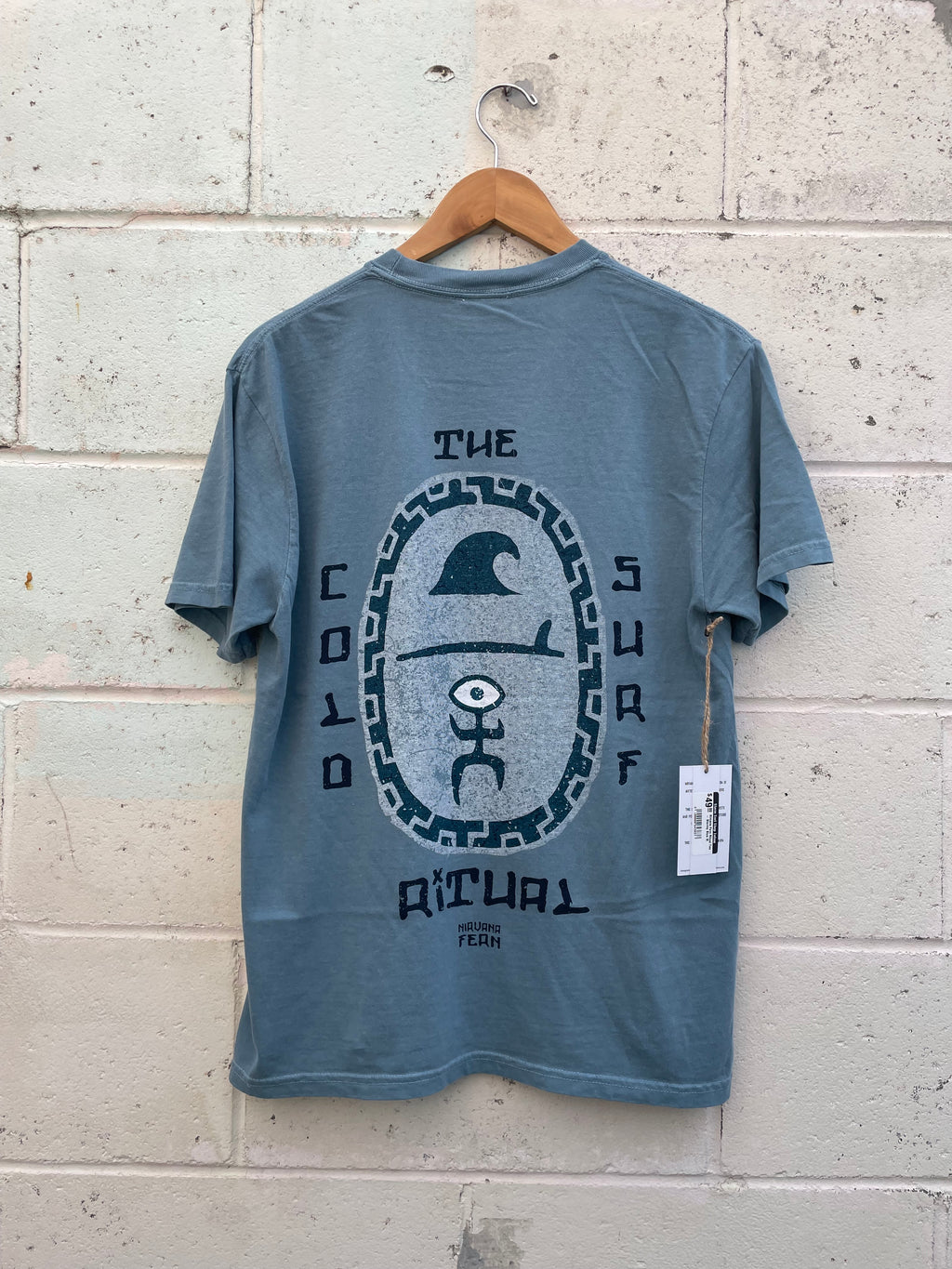 Nirvana Fern Ritual Tee - Stormy Blue
