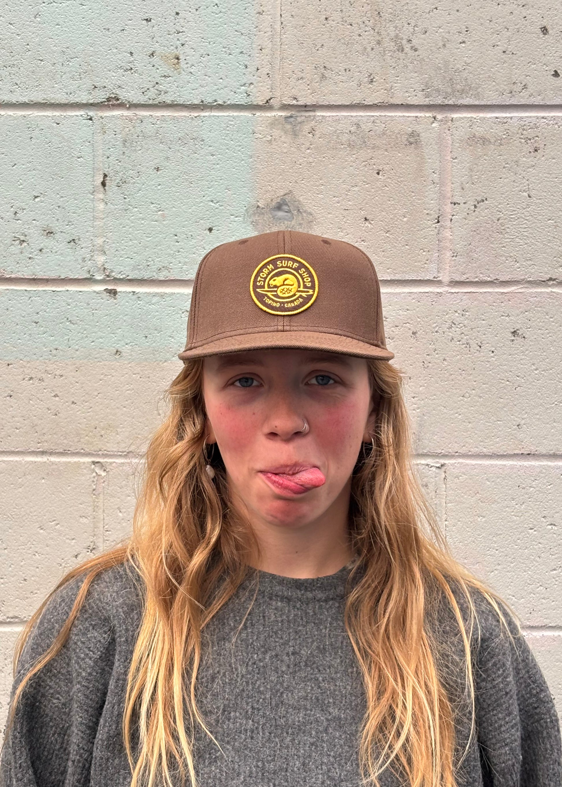 Storm Beaver Patch Full Fabric Hat
