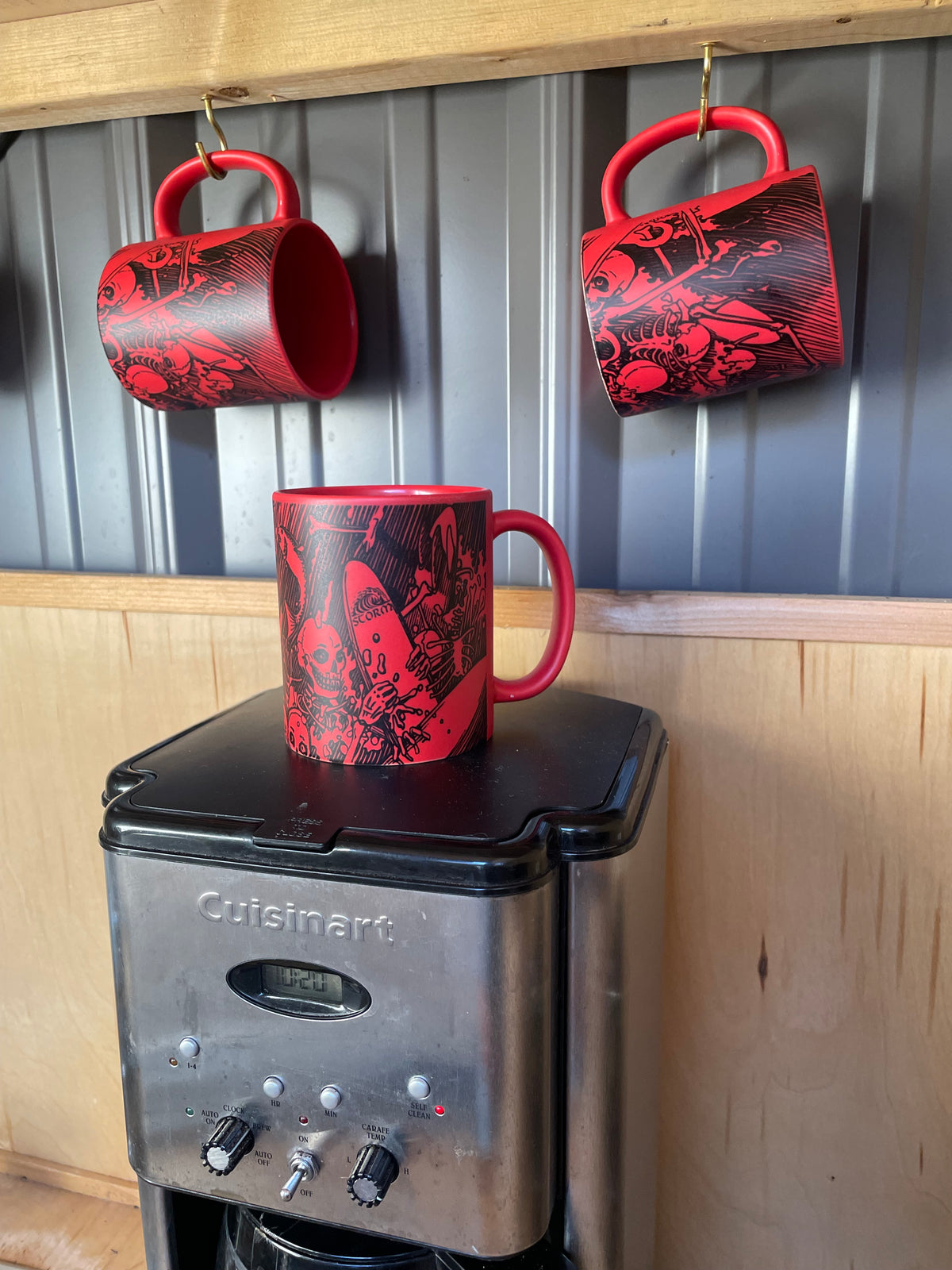 Storm Boneyard Mug - Red