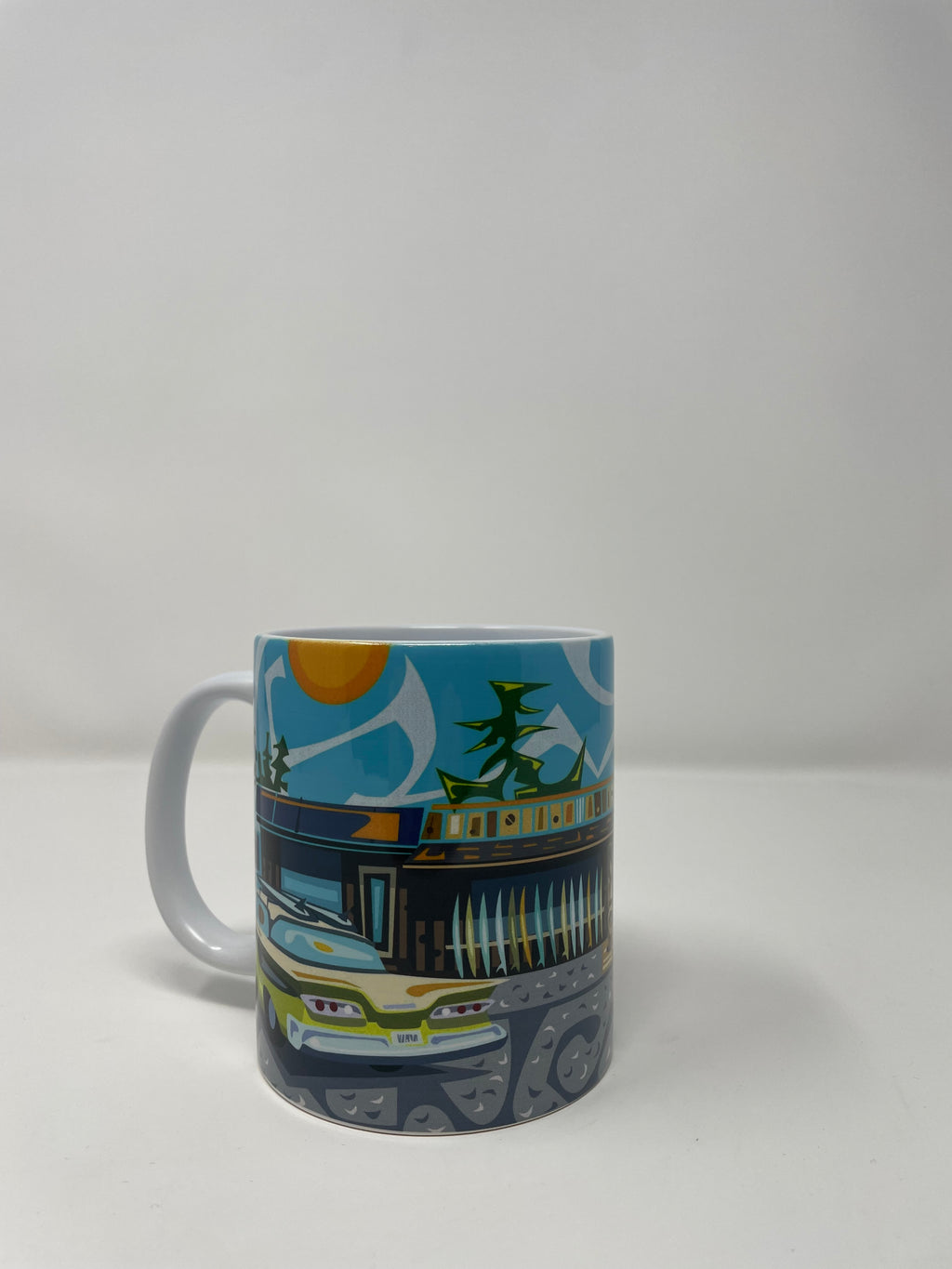 Storm Nat Reed Store Front Mug - White