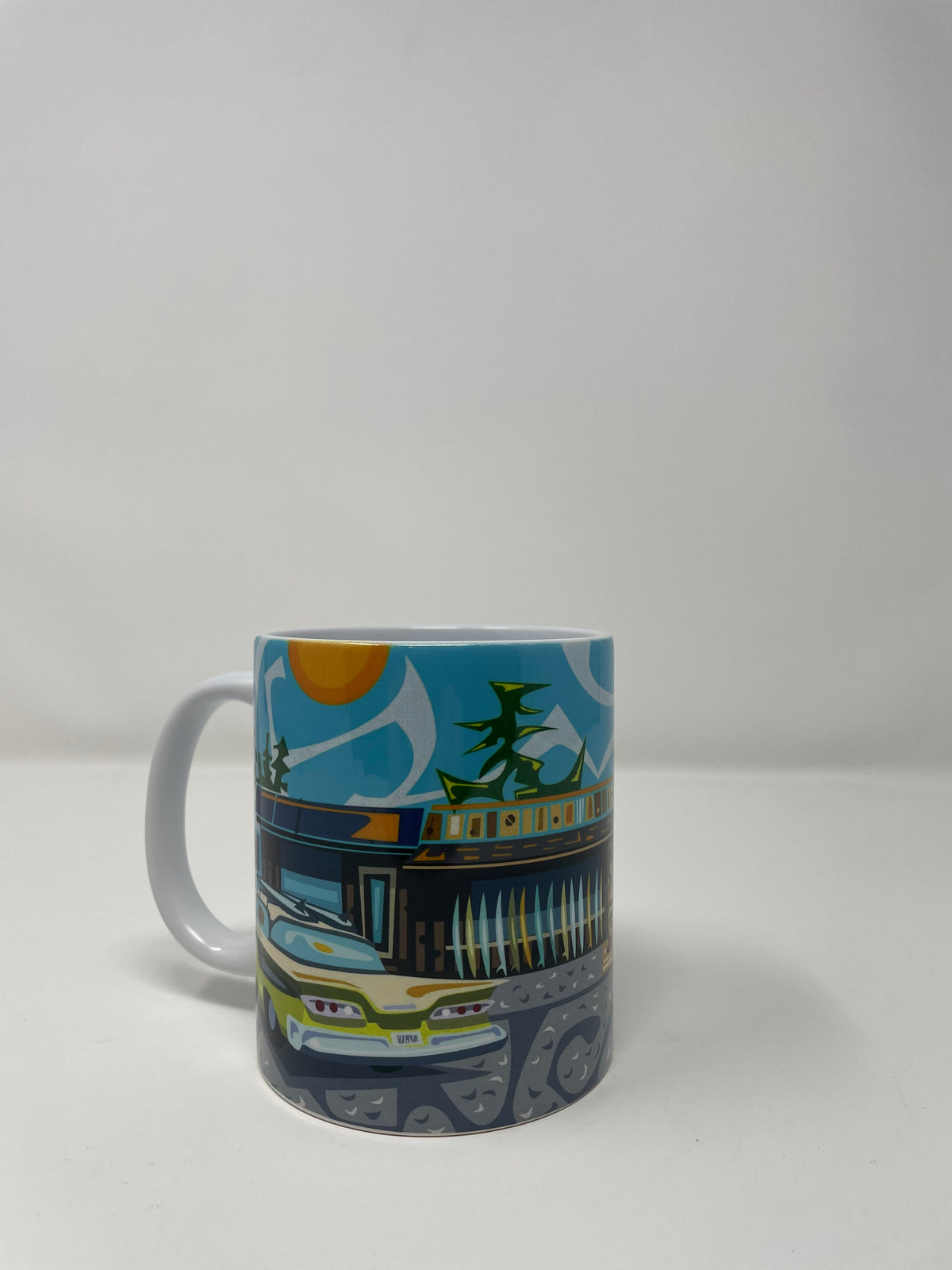 Storm Nat Reed Store Front Mug - White