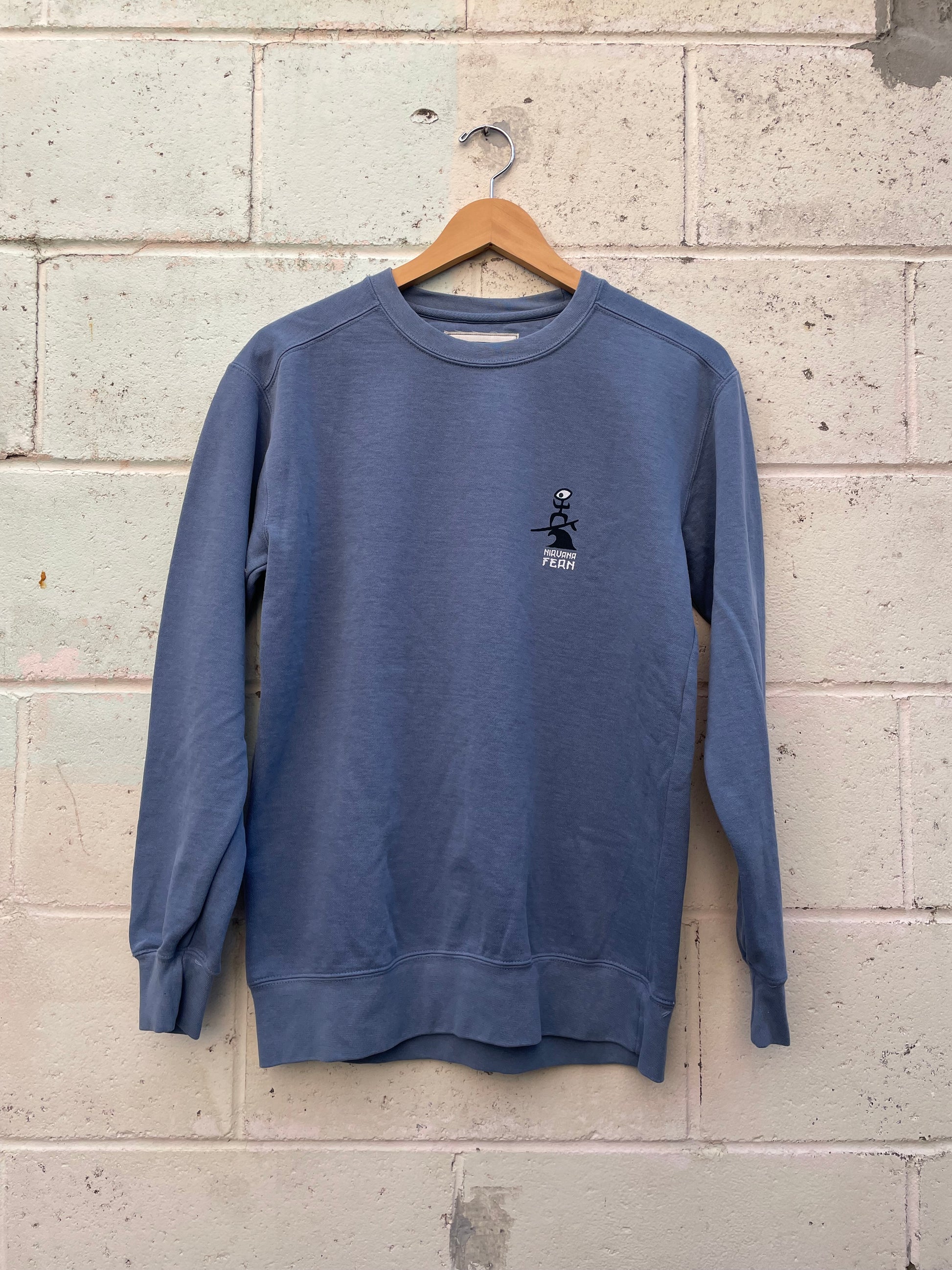 Nirvana Fern Ritual Crewneck - Stormy Blue
