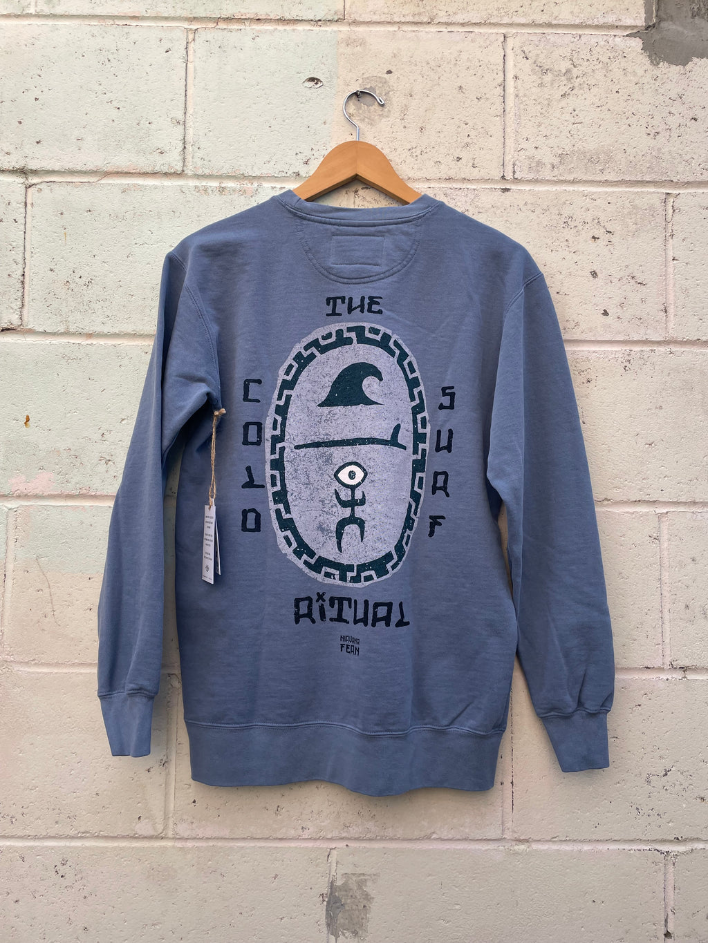 Nirvana Fern Ritual Crewneck - Stormy Blue