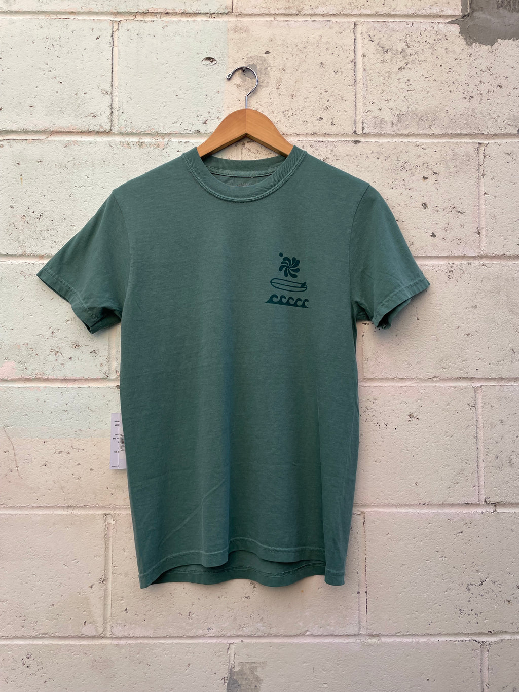 Nirvana Fern Mind Surf Tee - Jade