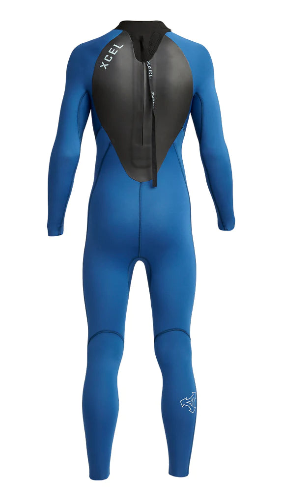 Xcel Youth Axis Flatlock L/S Back Zip Full 3/2