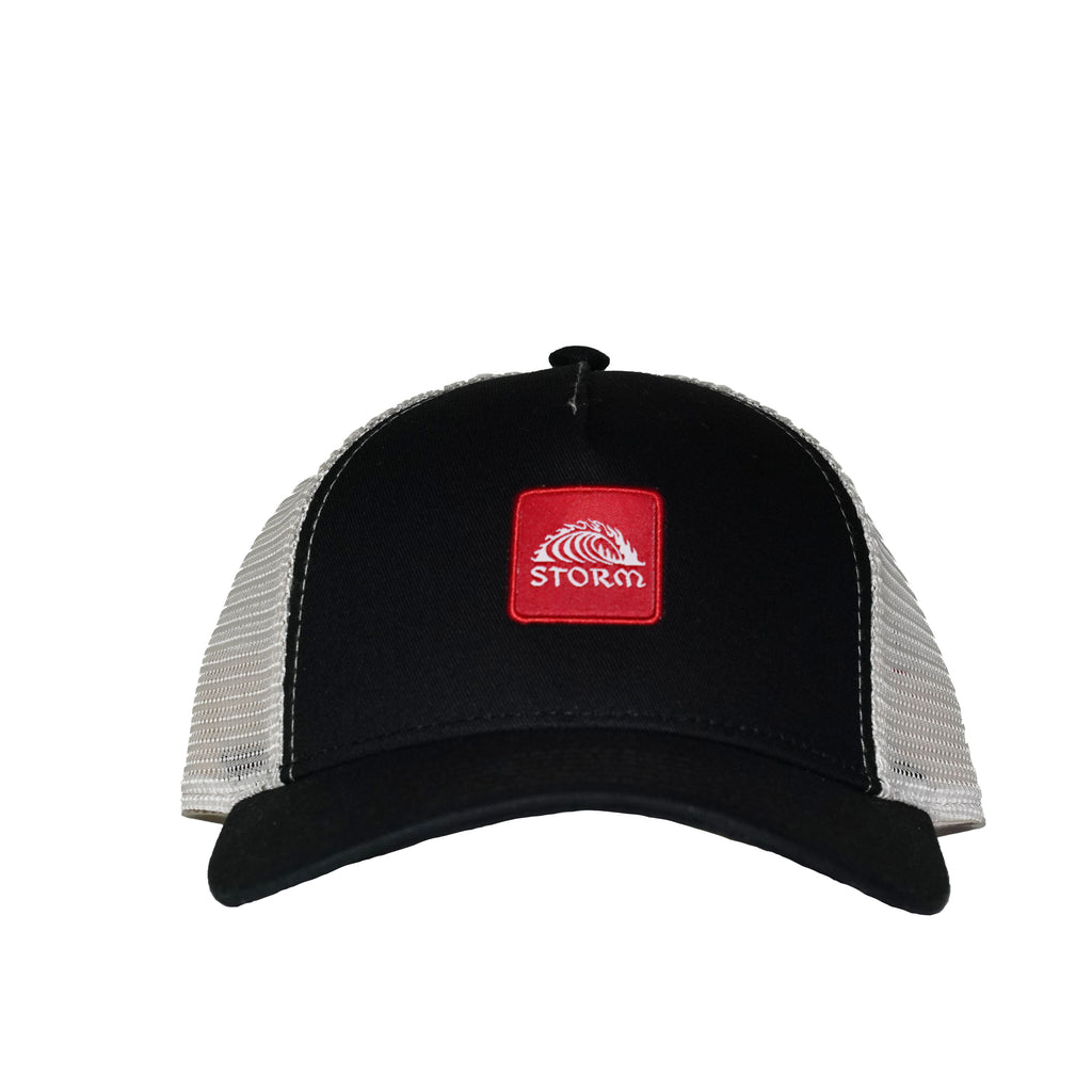 Storm Classic Wave Square Trucker Hat Kids Fit