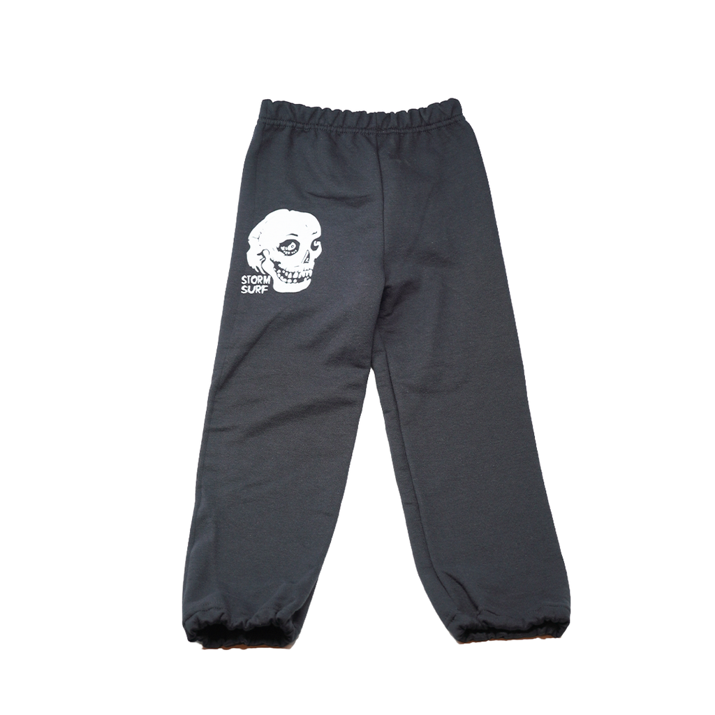 Storm Skull Youth Sweatpants - Black