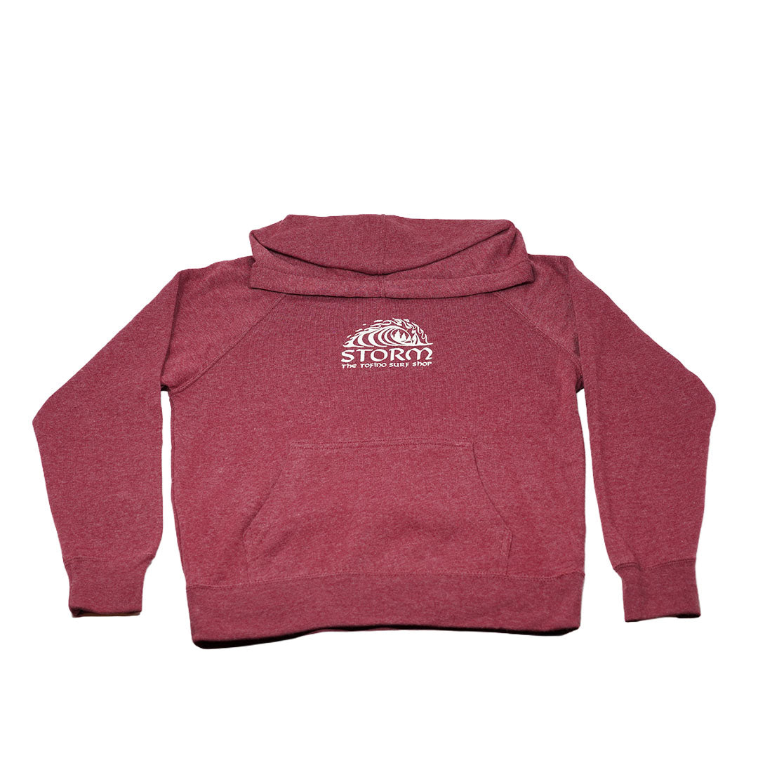Storm Classic Wave Youth Pullover - Maroon