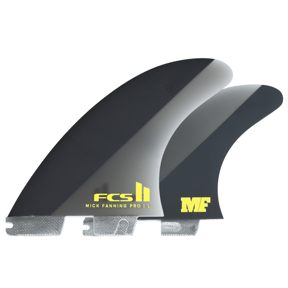 FCS II Mick Fanning PG Black/Acid Medium Tri Fins