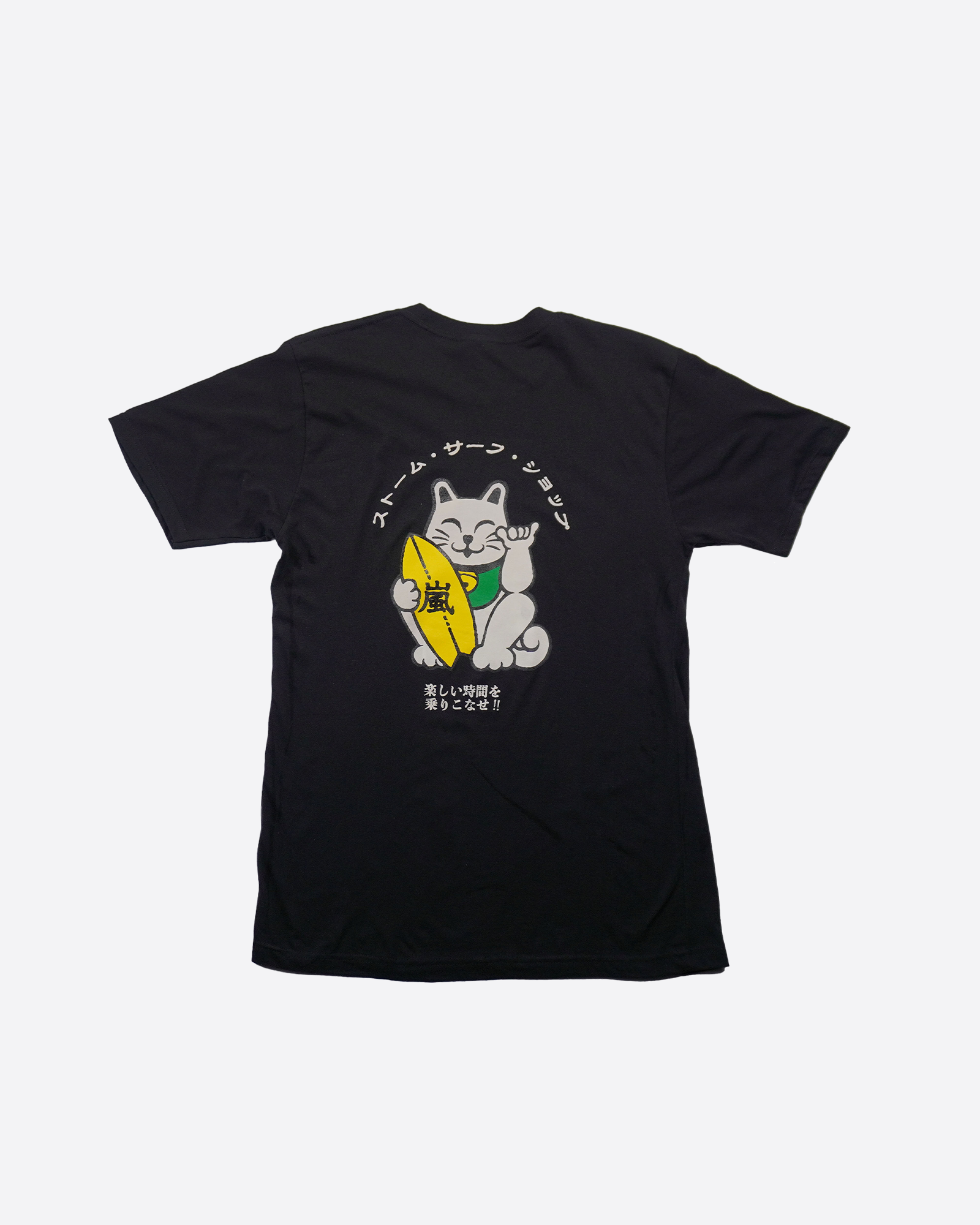 Storm Maneki Neko Surf Tee - Black